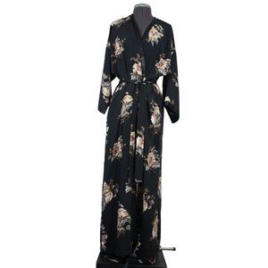 Vintage Intime by California women's floral‎ nightgown robe peignoir set